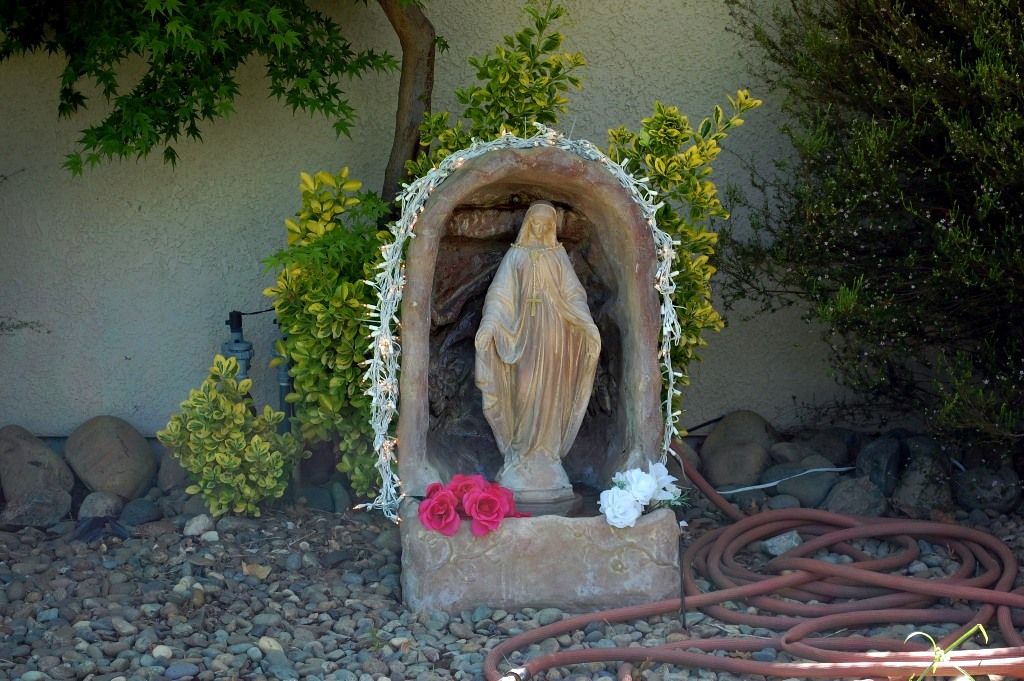 My West Sacramento Photo of the Day Grotto for Virgin Mary